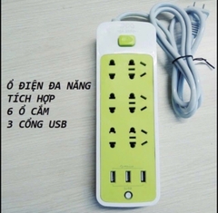 Ổ điện xanh đa năng xanh