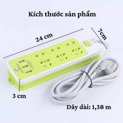 Ổ điện xanh đa năng xanh