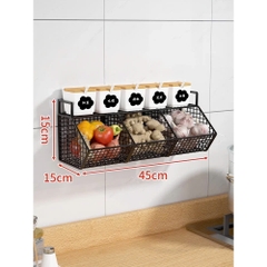KỆ LƯỚI SẮT 3 ngăn 2 tầng