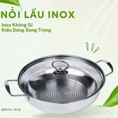 NỒI INOX 28CM NẮP KÍNH