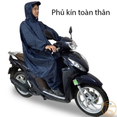 Áo Mưa Bít Kín Vải Dù Chống Thấm Dài 1m4