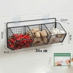 KỆ LƯỚI SẮT 3 NGĂN ĐỰNG GIA VỊ , NHÀ TẮM