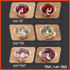 CỐI XAY THỊT INOX DUNG TÍCH 2L