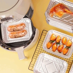 SET 20 KHUÔN GIẤY BẠC NẤU ĂN HÌNH CHỮ NHẬT 700ML