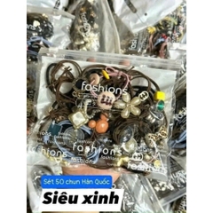 SET 50 DÂY BUỘC , CỘT TÓC Hàn Quốc