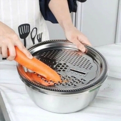 Bộ Chậu Rổ Nạo Đa Năng 3in1