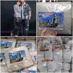 BỘ QUẦN + ÁO MƯA SIÊU DAI TRONG SUỐT