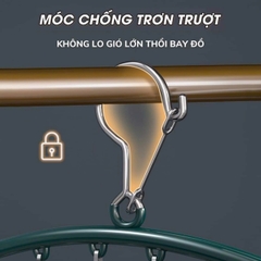 Móc chùm 10 kẹp vòng cung