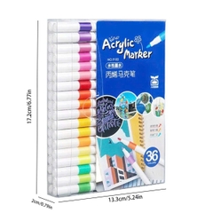 Bộ 36 Cây Bút Màu Acrylic Marker