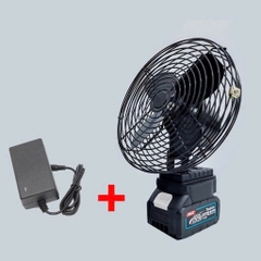Quạt tích điện Chân Pin Phổ Thông,Quạt Pin 8 inch Sử Dụng Pin 10cell