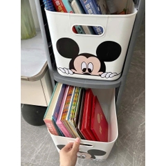Kệ Nhựa Để Đồ 3 Tầng Mickey