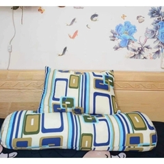 CẶP 2 GỐI HƠI SỌC CARO CAO CẤP