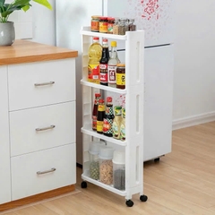 KỆ ĐỰNG ĐỒ GÓC HẸP 4 TẦNG