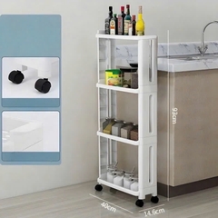KỆ ĐỰNG ĐỒ GÓC HẸP 4 TẦNG