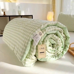 Chăn đũi hè caro Muji Basic 2mx2m3