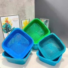 Sét 3 bộ rổ chậu nhựa to nhỏ nhà bếp, bộ rổ 6 món cao cấp đựng đồ ECCO