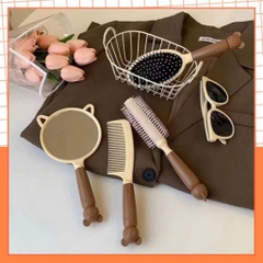 SET 4 LƯỢC HÌNH GẤU CÓ GƯƠNG
