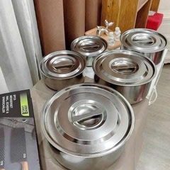 Bộ 5 món nồi INOX Cao Cấp My Home không quai