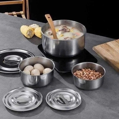 Bộ 5 món nồi INOX Cao Cấp My Home không quai