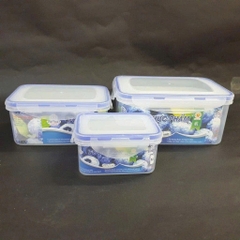 Set 3 Hộp Đựng Thực Phẩm Cao Cấp Việt Nhật 6530