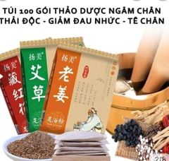 BICH 100 GÓI BỘT THẢO DƯỢC NGÂM CHÂN TÚI LỌC VỊ NGẢI CỨU