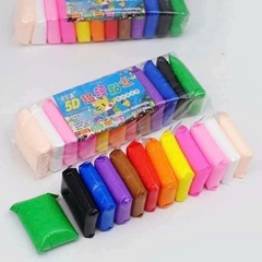 SET 12 CỤC ĐẤT SÉT TỰ KHÔ KHÔNG DÍNH TAY SIÊU NHẸ