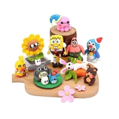 SET 12 CỤC ĐẤT SÉT TỰ KHÔ KHÔNG DÍNH TAY SIÊU NHẸ