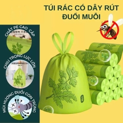 Túi rác ngải cứu dây rút đuổi muỗi chống côn trùng