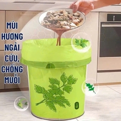 Túi rác ngải cứu dây rút đuổi muỗi chống côn trùng