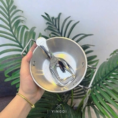 Bát 2 Quai Kèm Thìa Phong Cách Hàn Quốc – Thép Không Gỉ