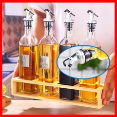 BÌNH RÓT DẦU THUỶ TINH CÓ VÒI CHỐNG TRÀN 250ml