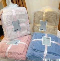 Set Khăn Tắm và Khăn Mặt Siêu Mềm Mịn