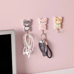 Bộ 3 móc dán tường Hook siêu nhí nhảnh