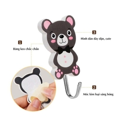Bộ 3 móc dán tường Hook siêu nhí nhảnh