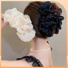 Kẹp tóc Hàn Quốc phối nơ bản to