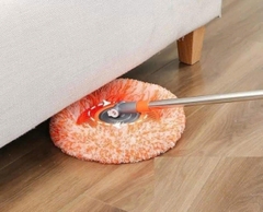 CHỔI QUÉT BỤI TRẦN NHÀ MÀU CAM, LOẠI DÀI 1m9 GẤP GỌN