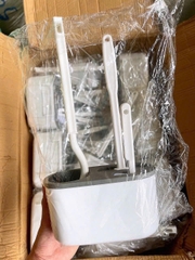 Bộ 3 Bàn Chải Vệ Sinh Toilet Dán Tường