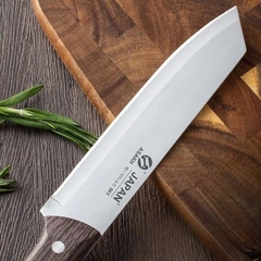Dao Thái Cán Gỗ 30cm Lưỡi Bằng Asakh Japan No.323