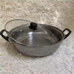 NỒI INOX 28CM NẮP KÍNH