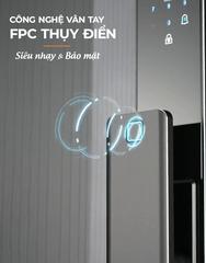 Khóa cửa vân tay HUMMER HM-890F Face ID