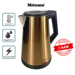 Ấm đun nước siêu tốc 3 lớp cao cấp Mitomo ST-631