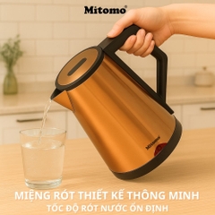 Ấm đun nước siêu tốc 3 lớp cao cấp Mitomo ST-631