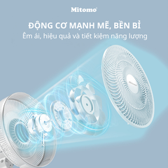 Quạt treo tường điện tử Mitomo FTT-60AEC