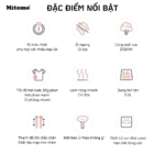 Bàn là hơi nước đứng cao cấp Mitomo GC-899 Max Màu Hồng