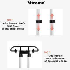 Bàn là hơi nước đứng cao cấp Mitomo GC-899 Max Màu Bạc