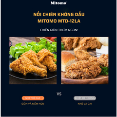 Nồi chiên không dầu Mitomo MTD-12LA, dung tích 12L