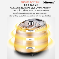 Bàn ủi hơi nước đứng Mitomo GC-559 Màu Hồng Nhạt