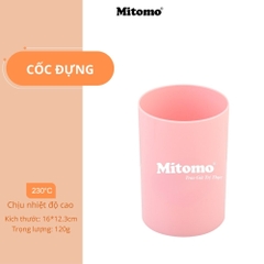 Bộ Dụng Cụ Nấu Ăn Silicone Cán Gỗ Tự Nhiên 12 Món Mitomo - An Toàn, Chịu Nhiệt Cao
