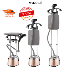 Bàn ủi hơi nước đứng Mitomo GC-559 Màu Hồng Nhạt