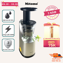 Máy Ép Trái Cây Chậm Mitomo EC-55 Màu Bạc